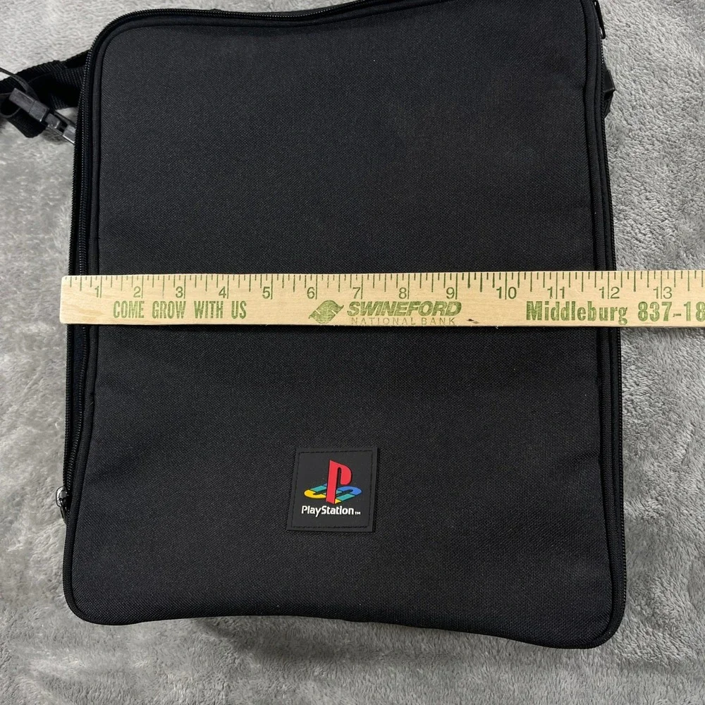 Sony‎ PlayStation Console Bag Mens OS Black Vintage 1996 PS1 Carrying Case Pouch
